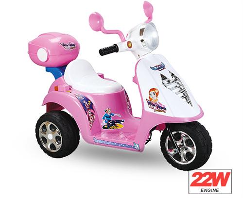 Детский трехколесный электроскутер Kinder Roller